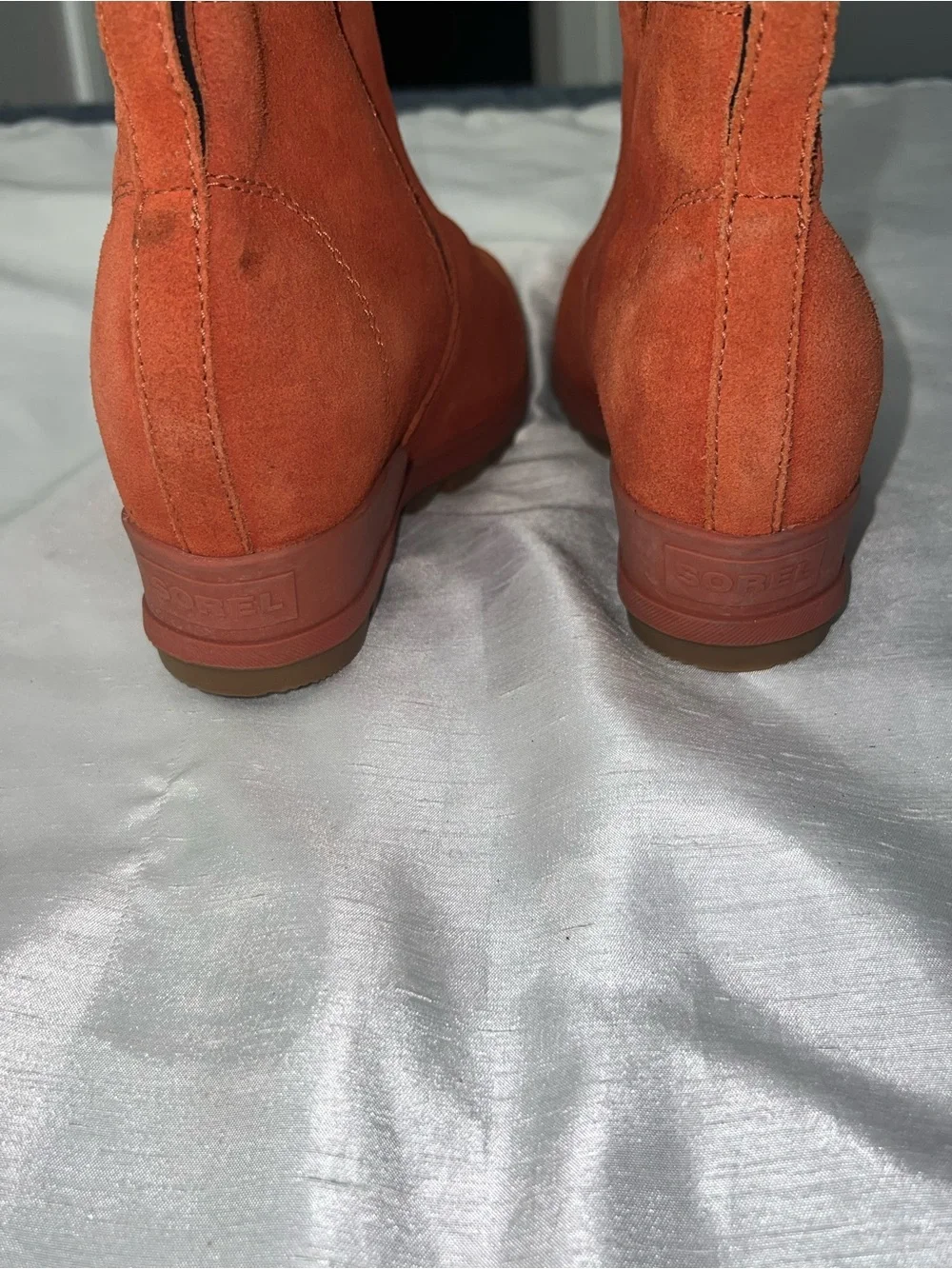 Sorel Women’s Brown Suede Chelsea Ankle Boots Round Toe Slip On M US 7